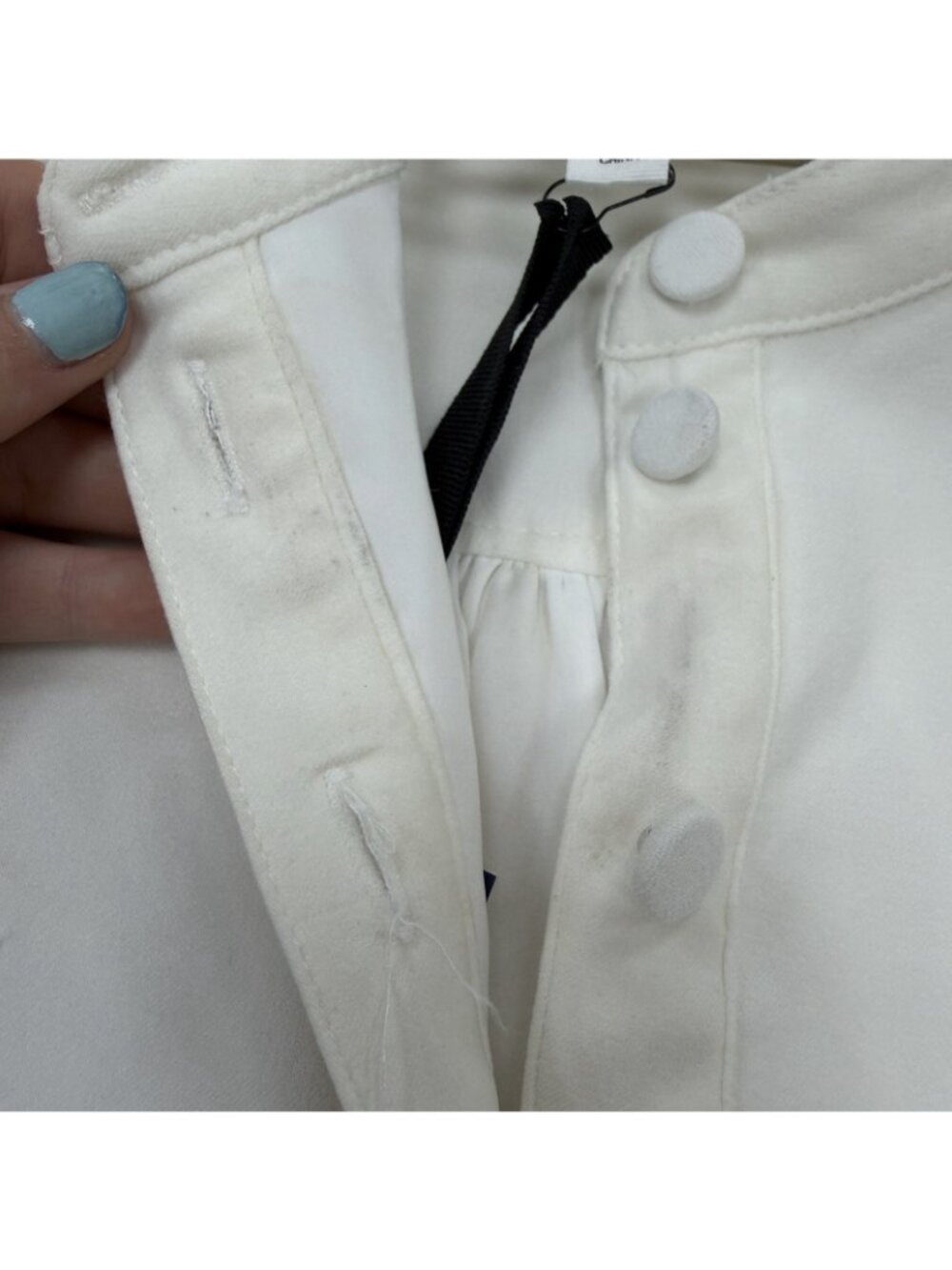 Pomander Place by Tuckernuck White Carly Dress size S Small Relaxed Mini Shift * - Picture 4 of 7